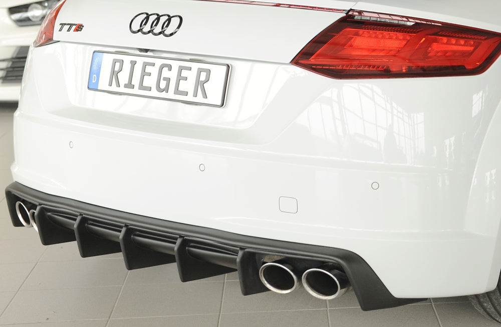 Rieger Audi TTS (8S) Pre-Facelift Rear Diffuser