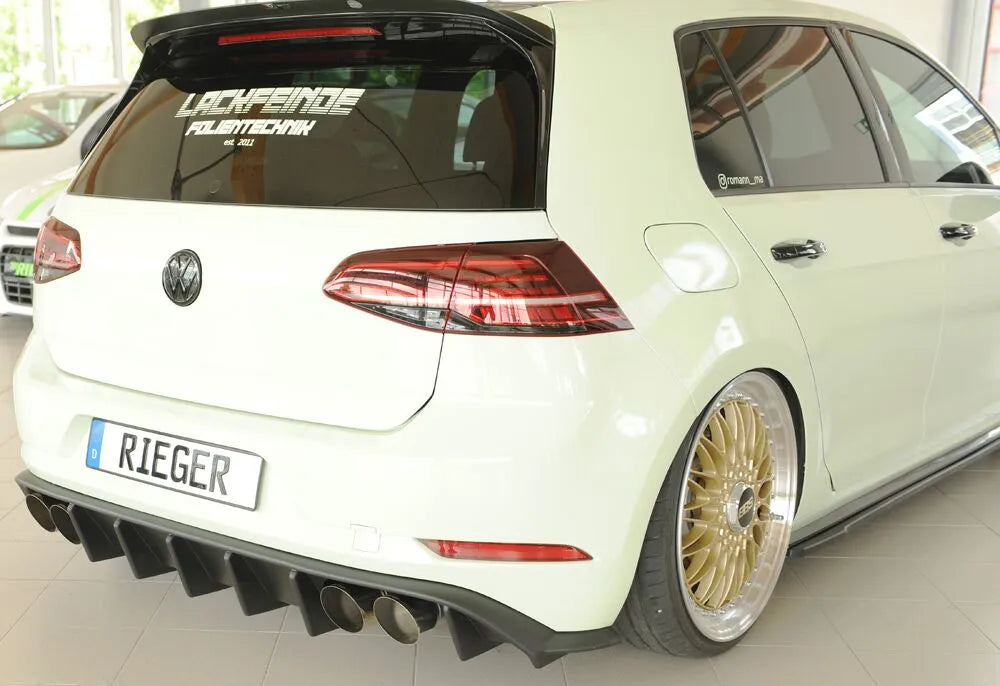 **CLEARANCE** Rieger VW Golf Mk7.5 R Rear Diffuser