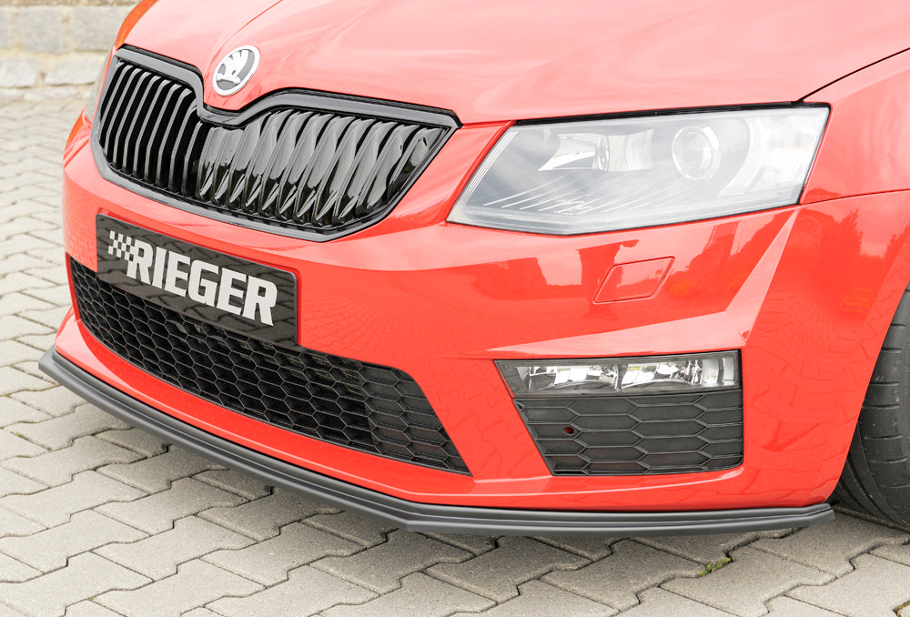 Rieger Skoda Octavia VRS (5E) Prefacelift Front Splitter