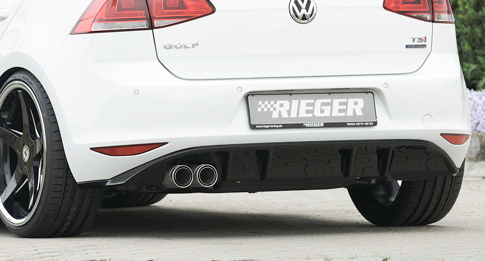 Rieger VW Golf Mk7 Pre-Facelift (2013 – 2016) Rear Diffuser