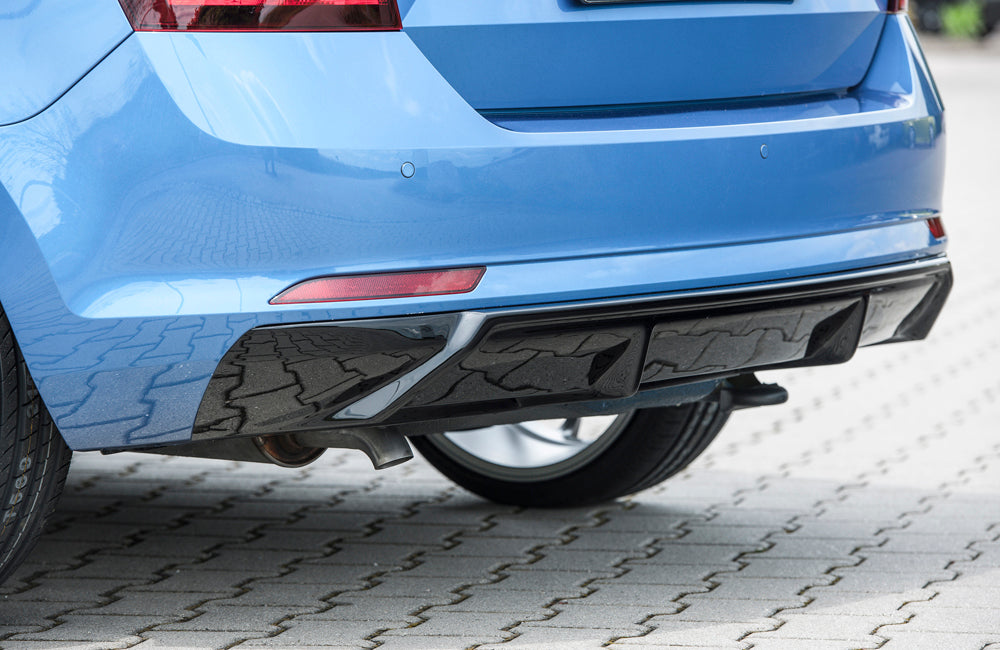 Rieger Skoda Rapid Spaceback Rear Diffuser Insert