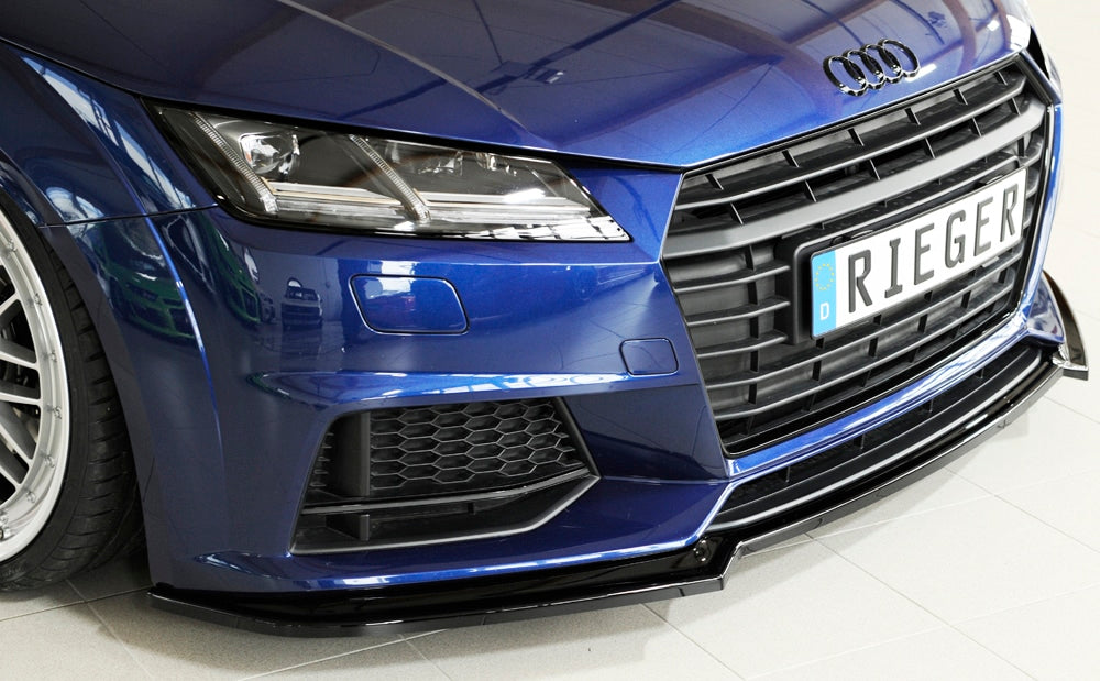 Rieger Audi TTS/S-Line (8S) Pre-Facelift Front Splitter