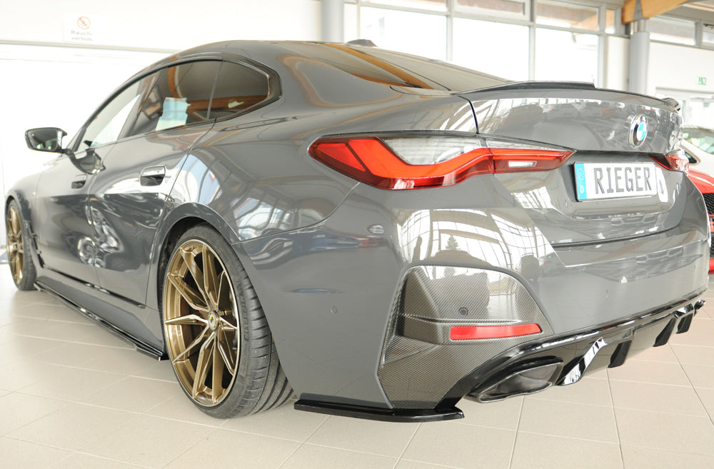 Rieger BMW 4 Series Gran Coupe M-Sport (G26) Rear Side Splitters