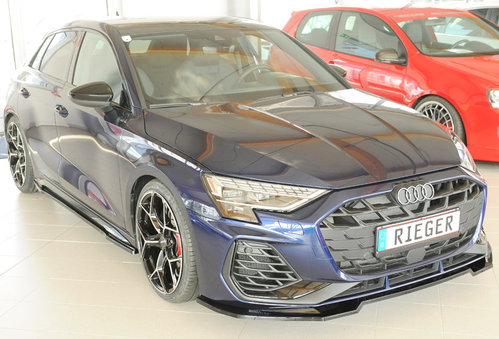 Rieger Audi S3/A3 S-Line 8Y Facelift Front Splitter