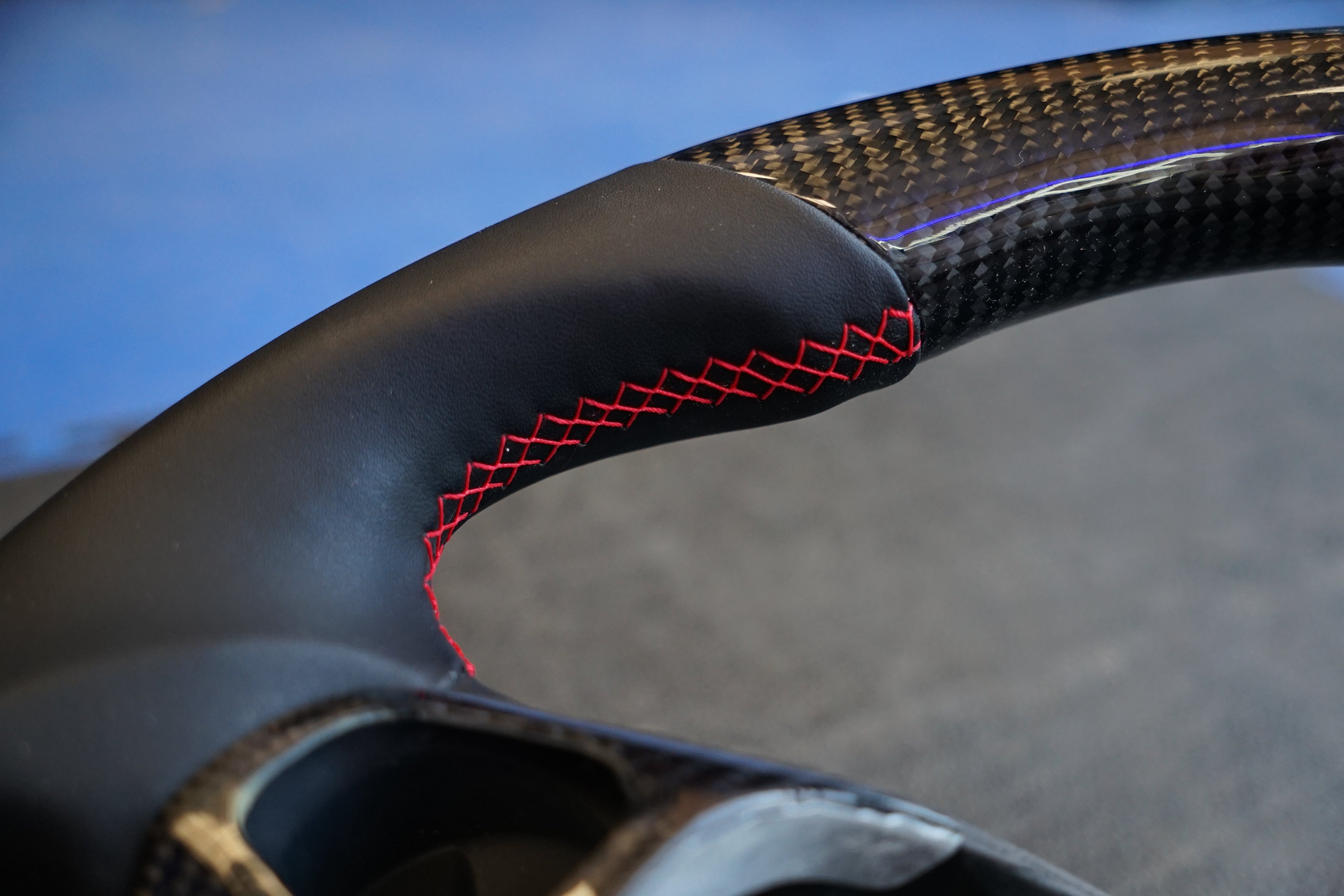 Ford Fiesta MK7 / MK7.5 Carbon Fibre Steering Wheel - SWFIESTA22