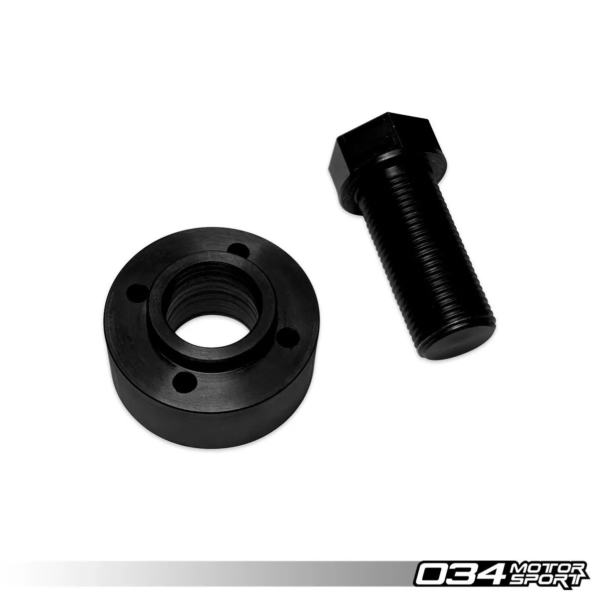 034Motorsport 1-Piece, Pinned & Unpinned Crank Hub w/ Crank Bolt Capture Plate (4Pin) - BMW N55 & S55