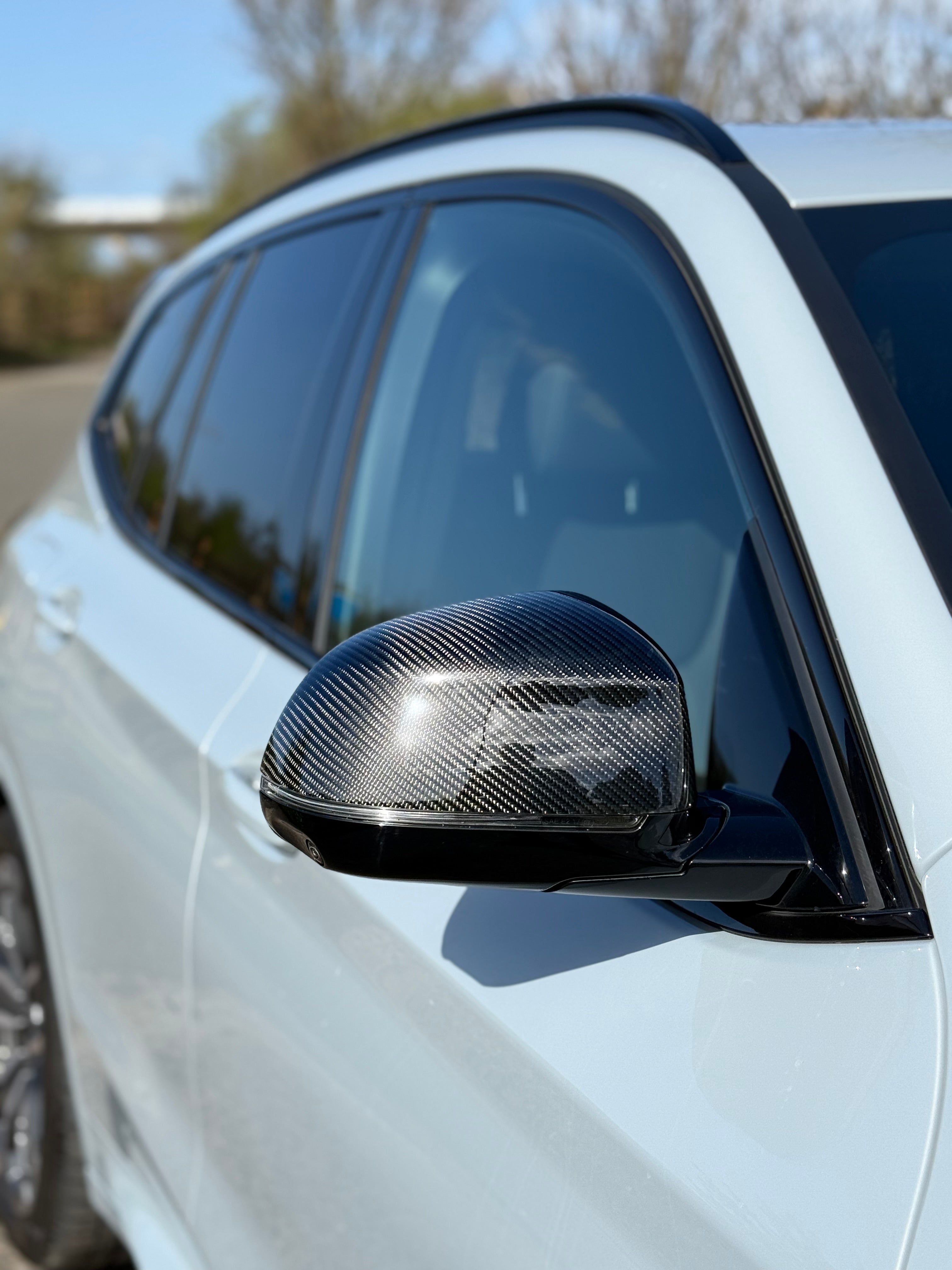 BMW X3 G01 Carbon Fibre Replacement Mirror Covers (2018 - 2024)