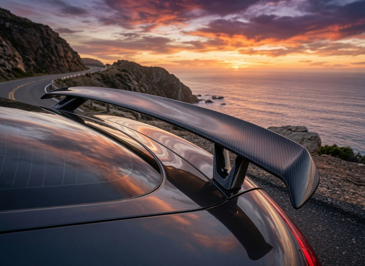 Audi TT MK2 8J RS Style Carbon Fibre / Unpainted Spoiler (2007-2014) DAS AUTOMOTIVE