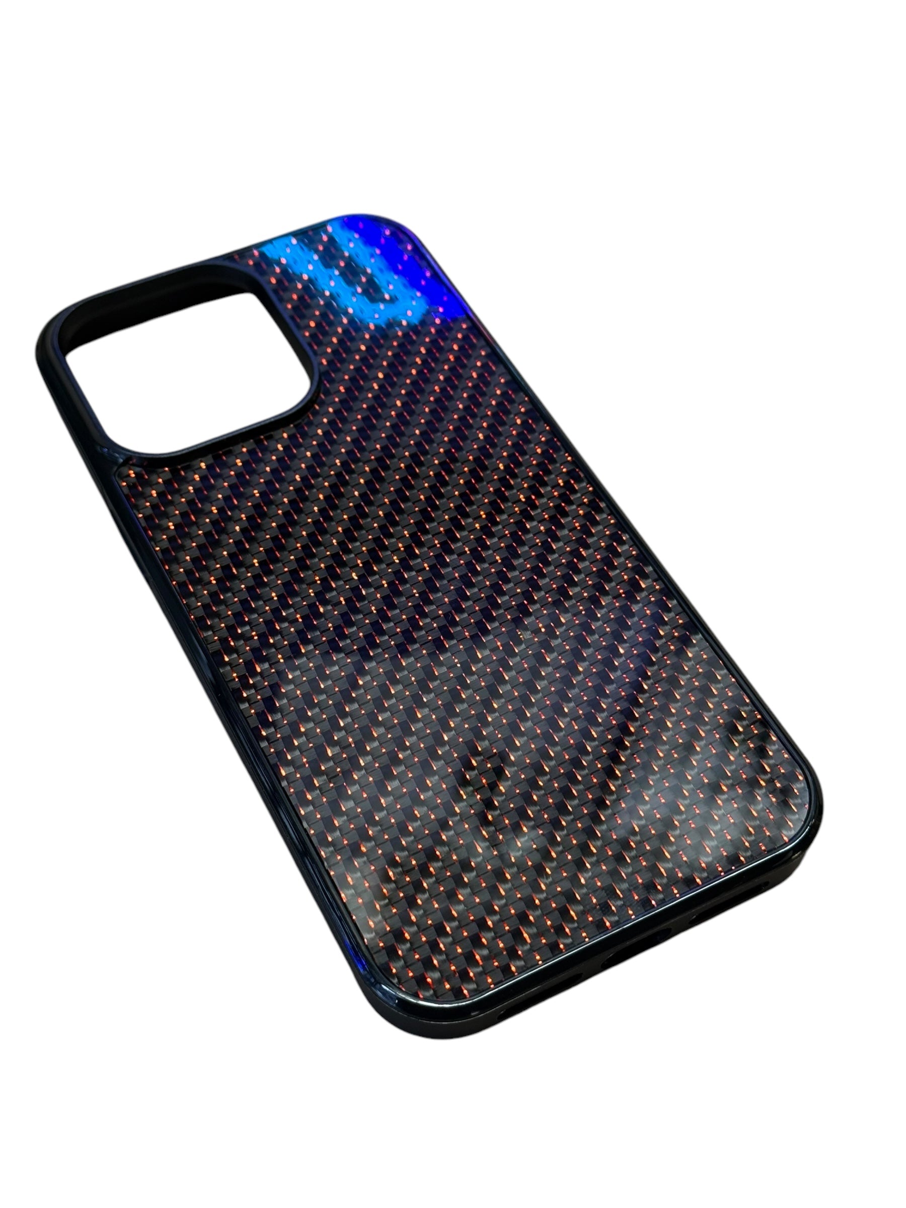 IPhone 13, 13 Pro, 13 Pro Max Twill Carbon + Colour Phone Case - DIVERSION