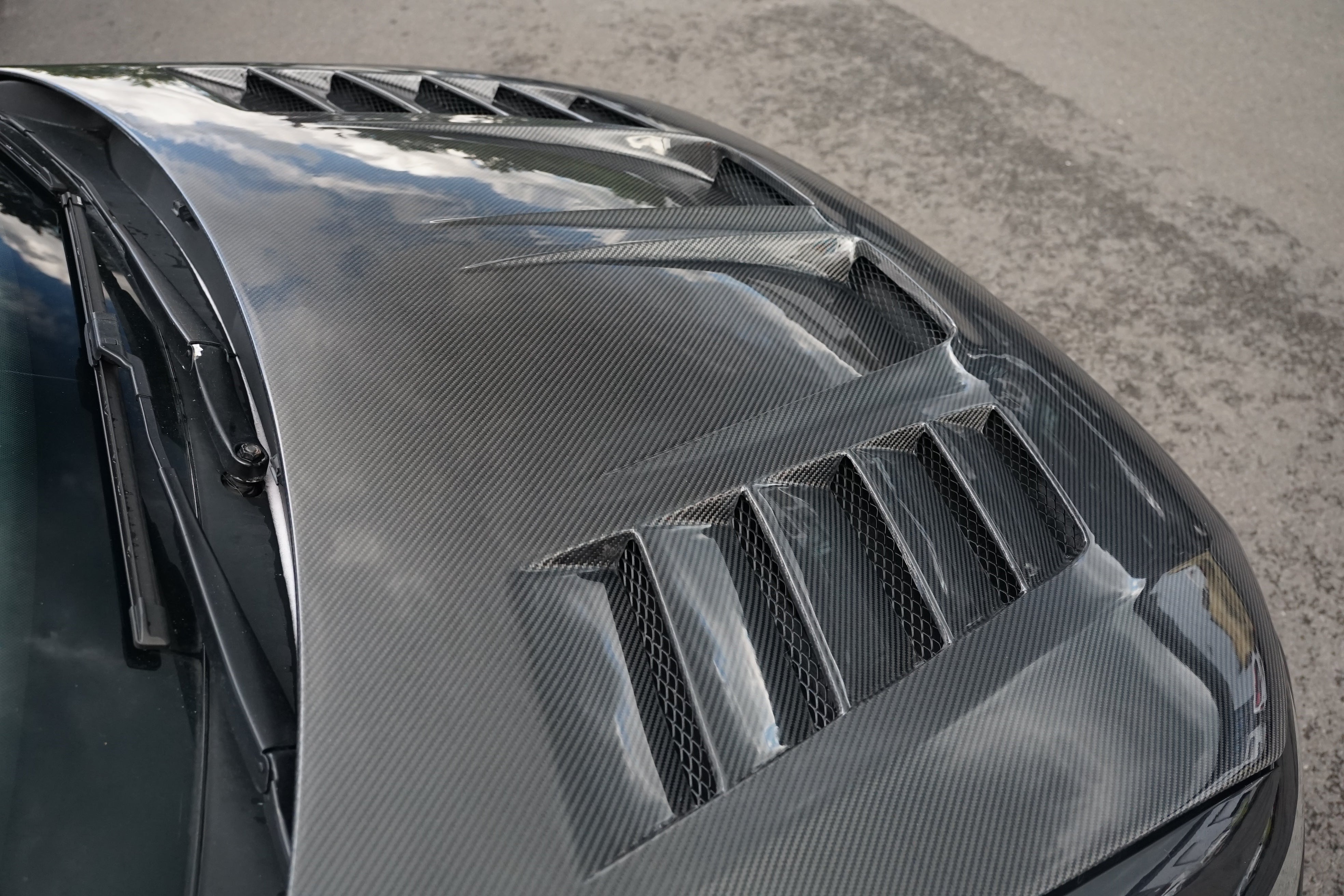 Volkswagen Polo MK5 VR Style Genuine Carbon Fibre Bonnet (6R / 6C 09 - 17 Models) DIVERSION