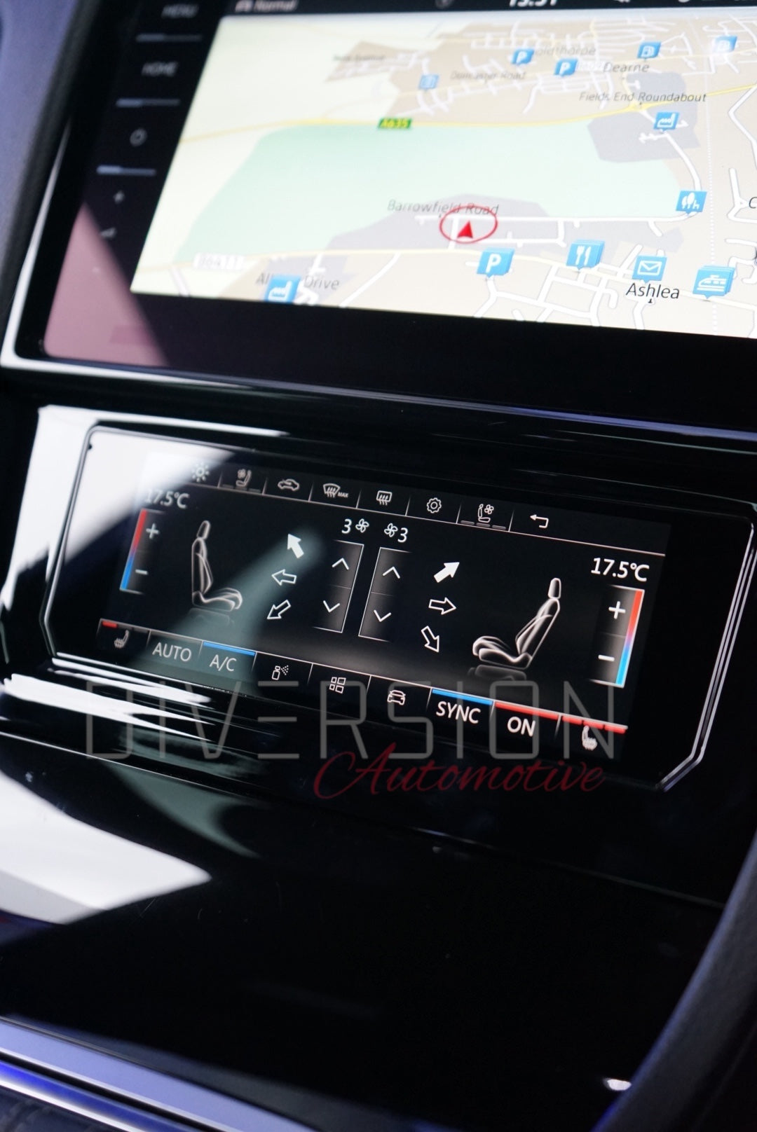 VW Volkswagen Golf MK7 / MK7.5 (2013 - 2020) - 6.9''Touch Screen LCD A/C Climate Control Panel