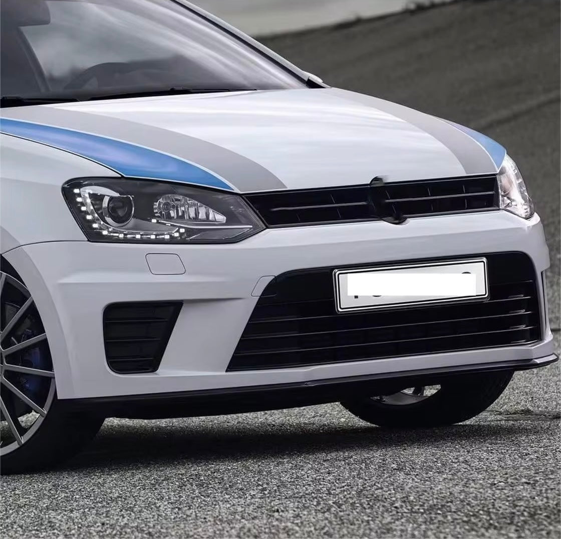Volkswagen Polo MK5 6R / 6C WRC Front Bumper & Grilles Kit (2009-2017)