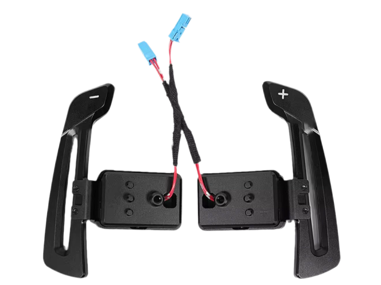 BMW 1/3/4/5/X Series & M Models Magnetic Aluminium Black Paddle Shifters (F20, F30, F32, G20, G22, G30, G05, F80–F90) – Mini & Supra Compatible