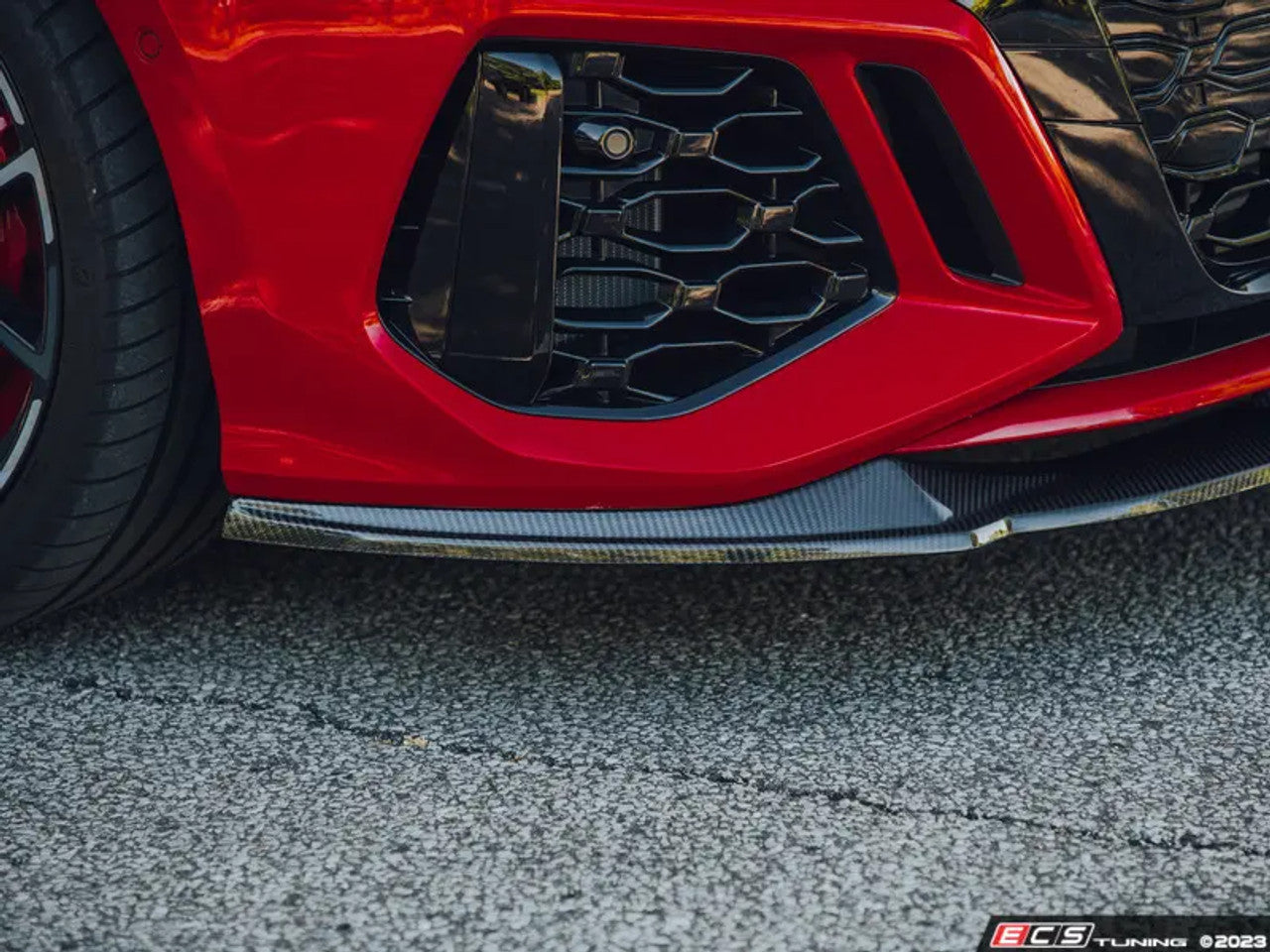 ECS Tuning Front Lip Carbon Fibre - 8Y RS3