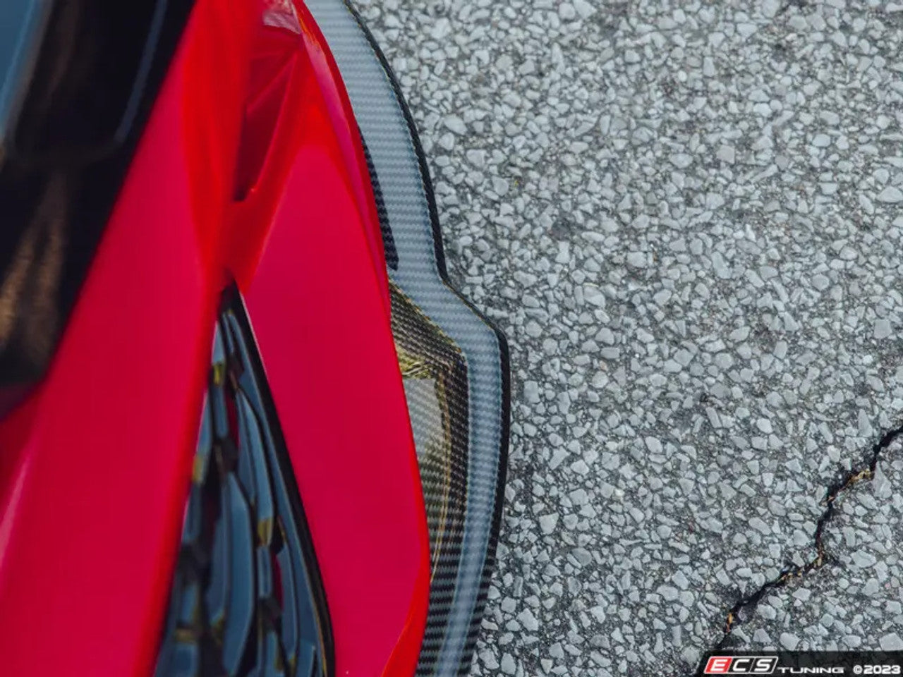 ECS Tuning Front Lip Carbon Fibre - 8Y RS3