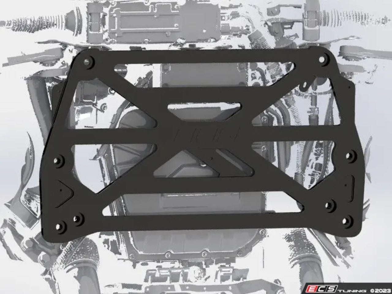 ECS Tuning RS7 Underbody X-Brace - C7 A6 / A7 / S6 / S7 / RS7