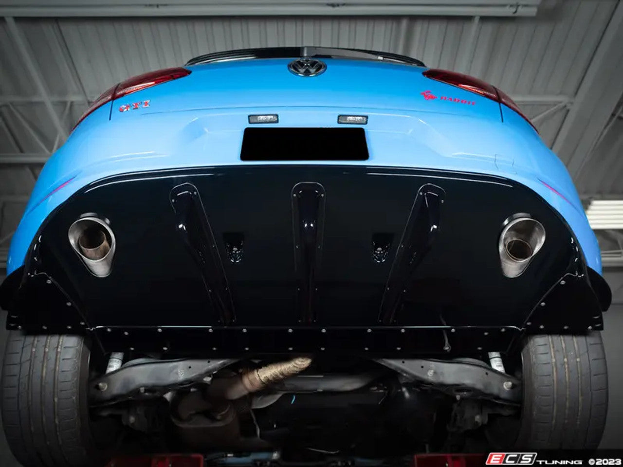 ECS Tuning MK7.5 GTI Functional Aerodynamic Rear Diffuser Kit