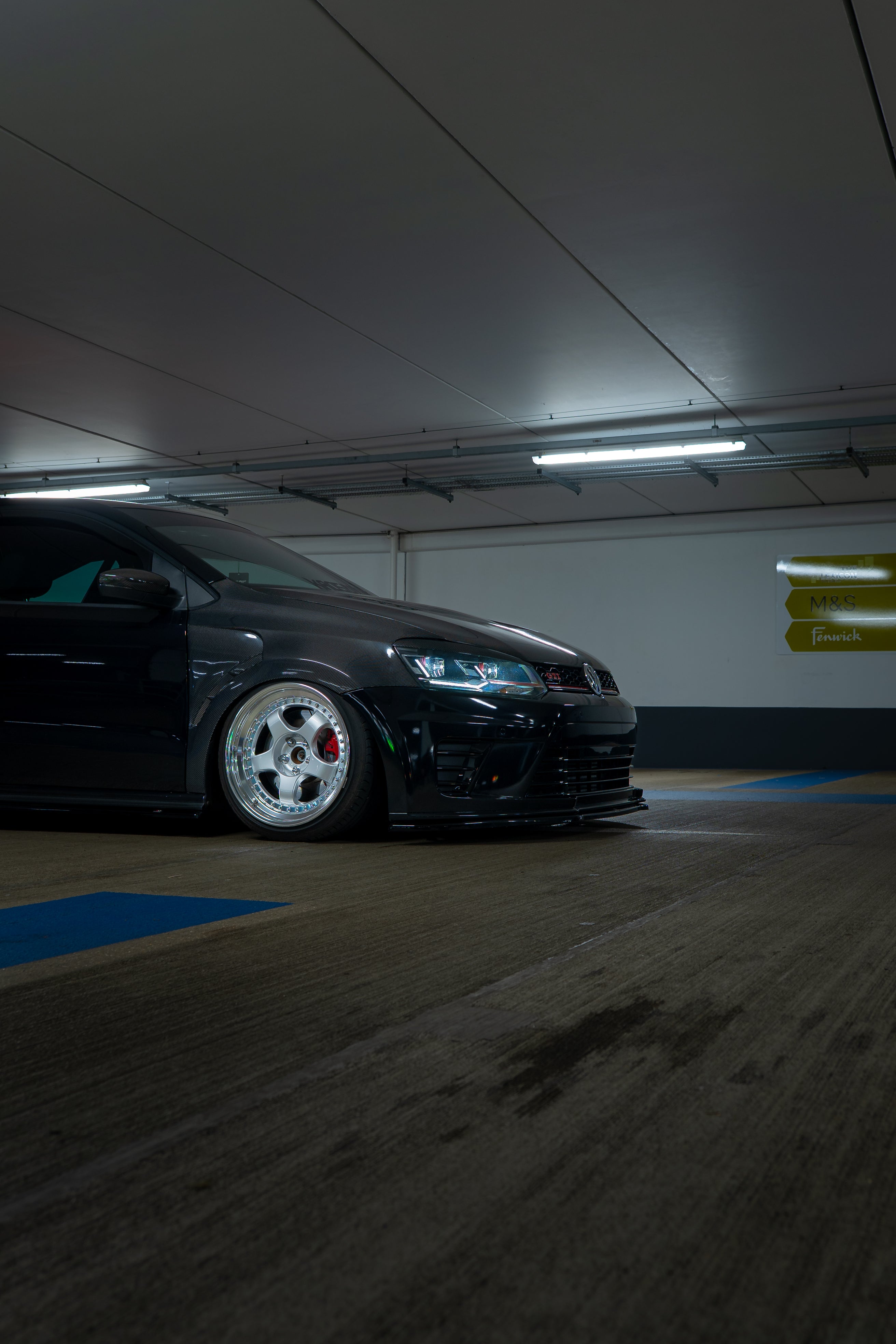 Volkswagen Polo MK5 6R / 6C Carbon Fibre Vented Wings / Fenders (Pair) 2009 - 2017 *NEW*