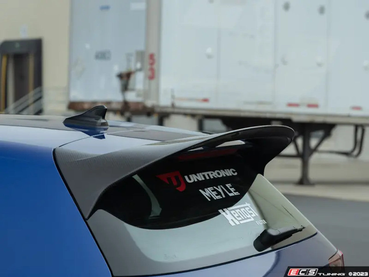 ECS Tuning Carbon Fibre High-Kick Hatch Spoiler Extension - Mk8 R