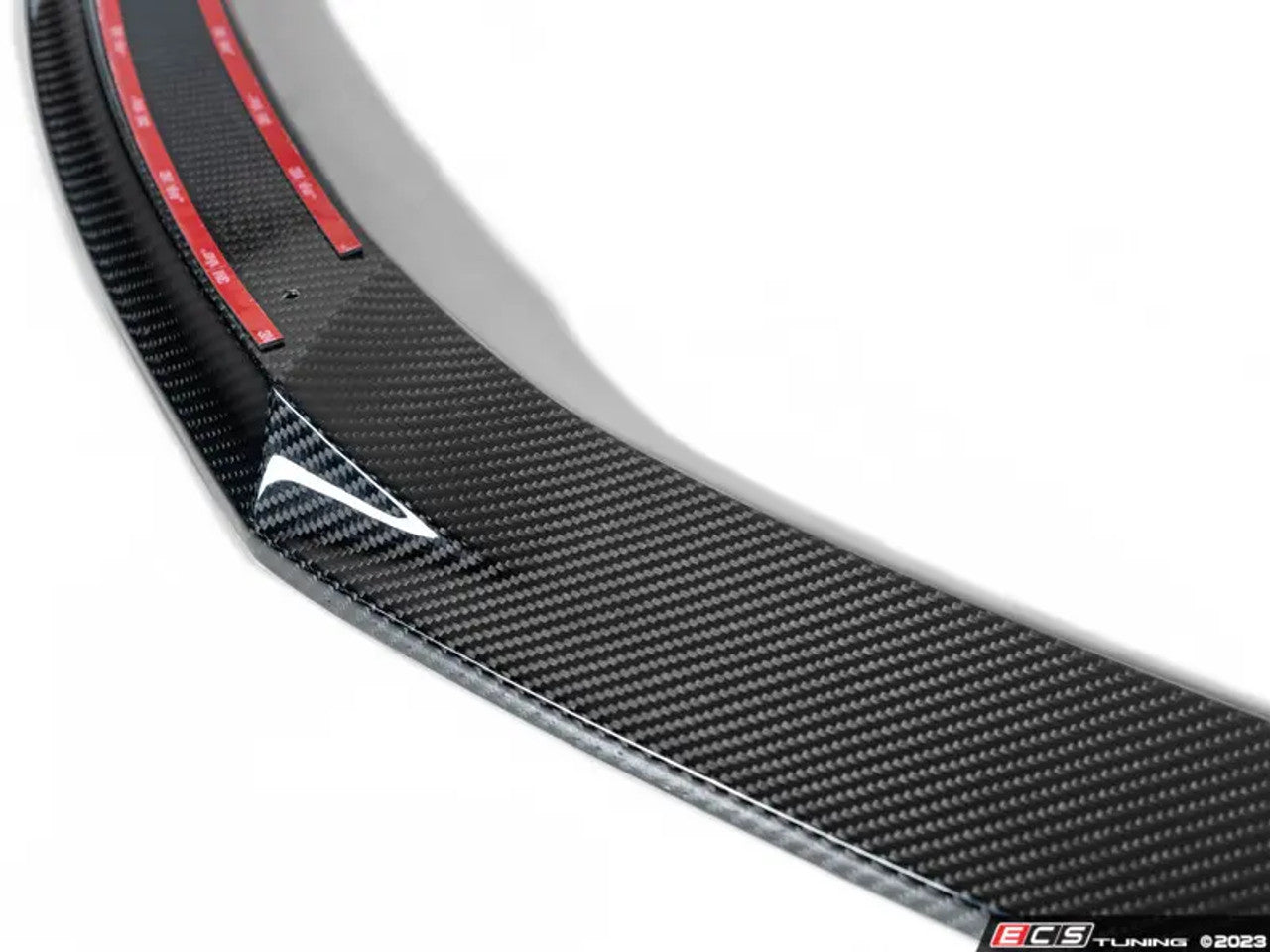 ECS Tuning Carbon Fiber Front Lip Spoiler (Saloon / Sedan ONLY) - 8V (Pre-Facelift) 15-16 S3 / A3 S-Line