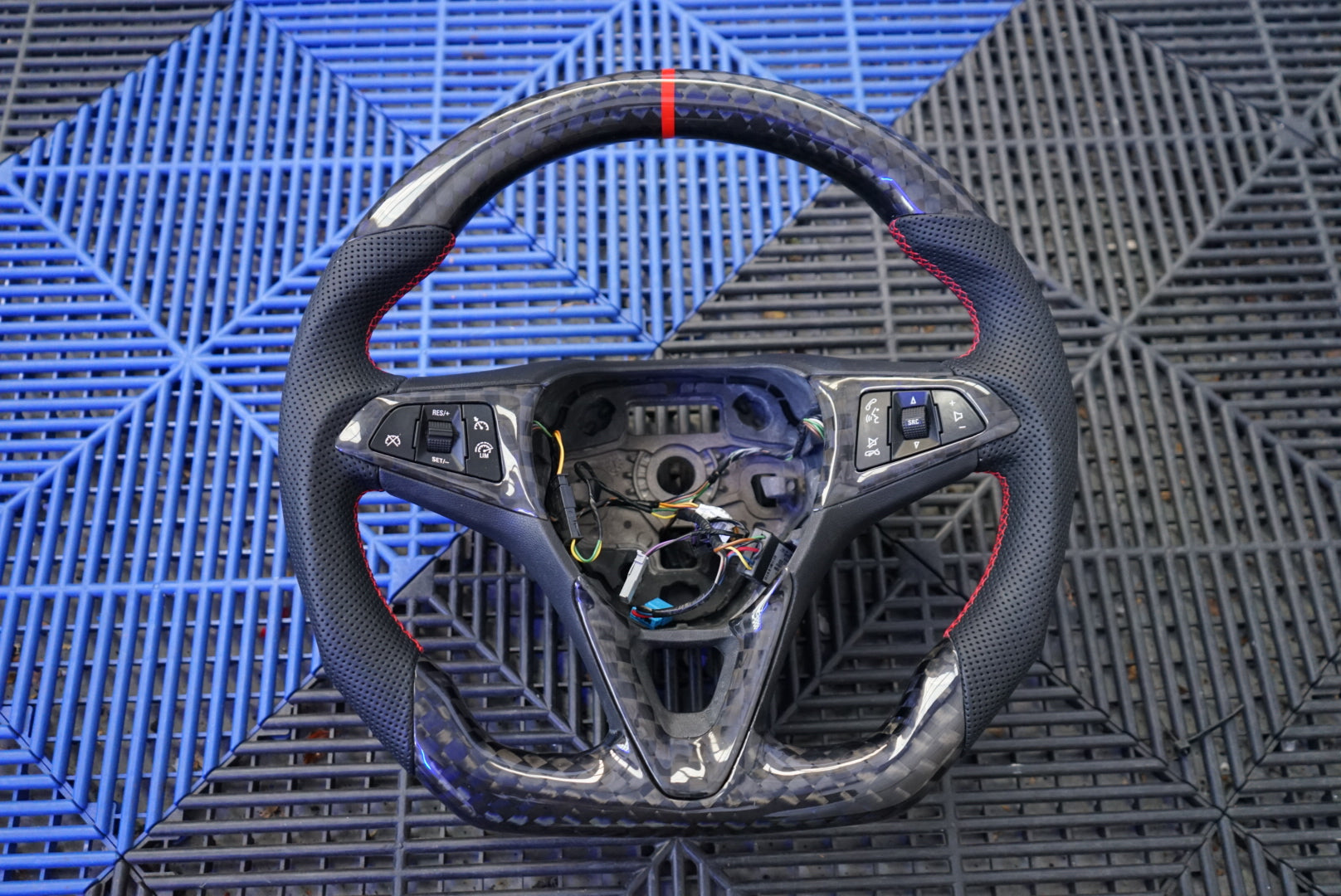 Vauxhall Corsa E Carbon Fibre Steering Wheel - SWCORSAE1