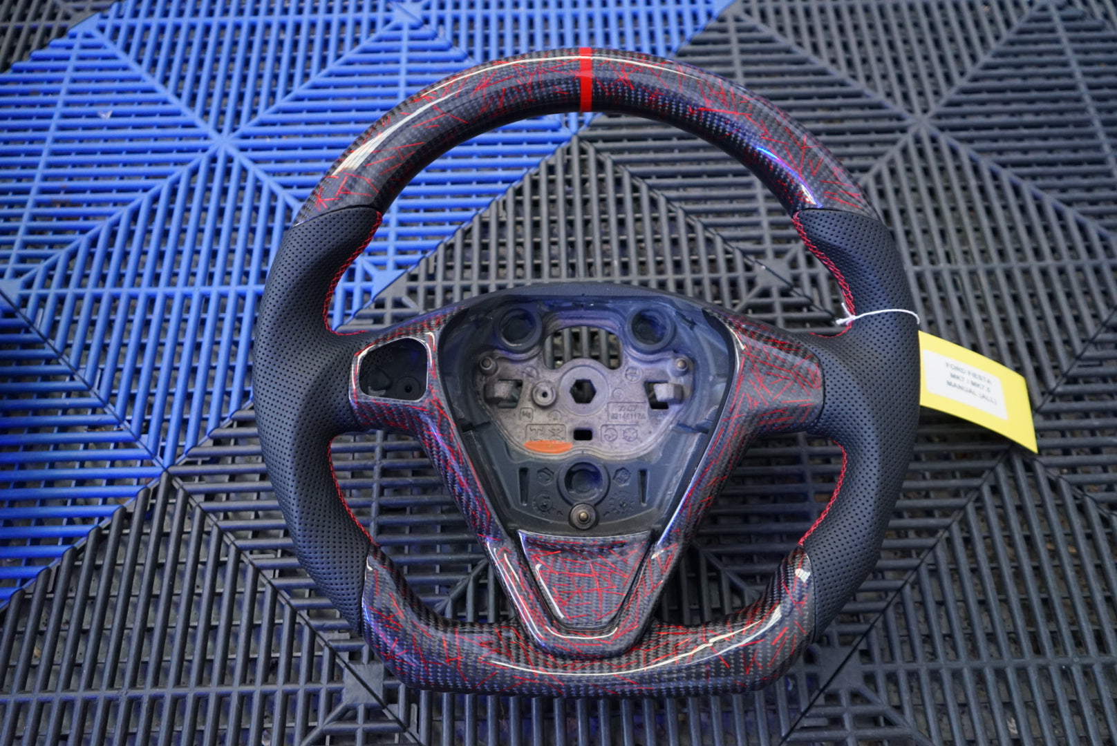 Ford Fiesta MK7 / MK7.5 Carbon Fibre Steering Wheel - SWFIESTA10
