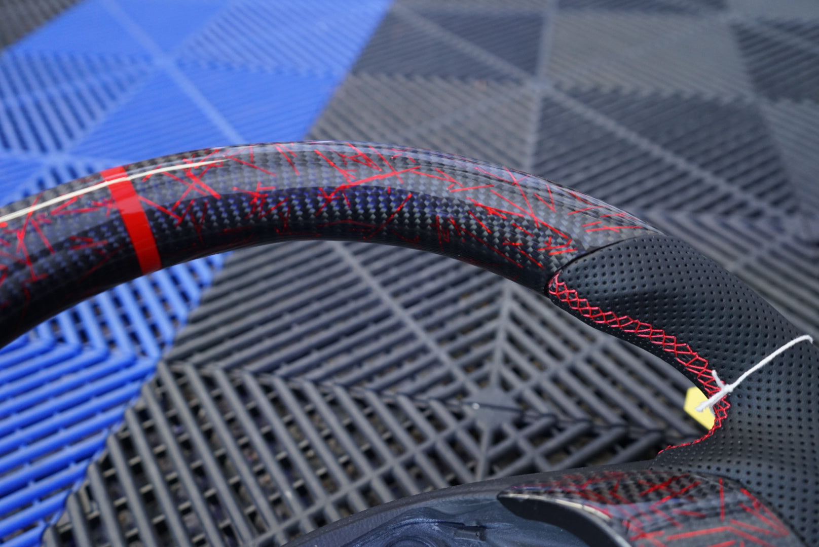 Ford Fiesta MK7 / MK7.5 Carbon Fibre Steering Wheel - SWFIESTA10