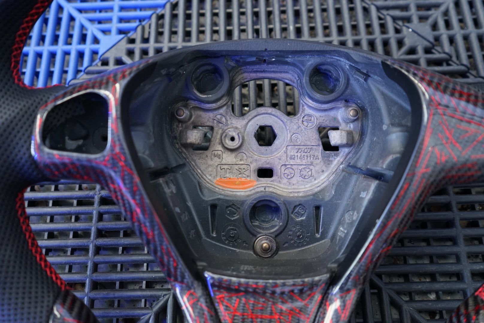 Ford Fiesta MK7 / MK7.5 Carbon Fibre Steering Wheel - SWFIESTA10