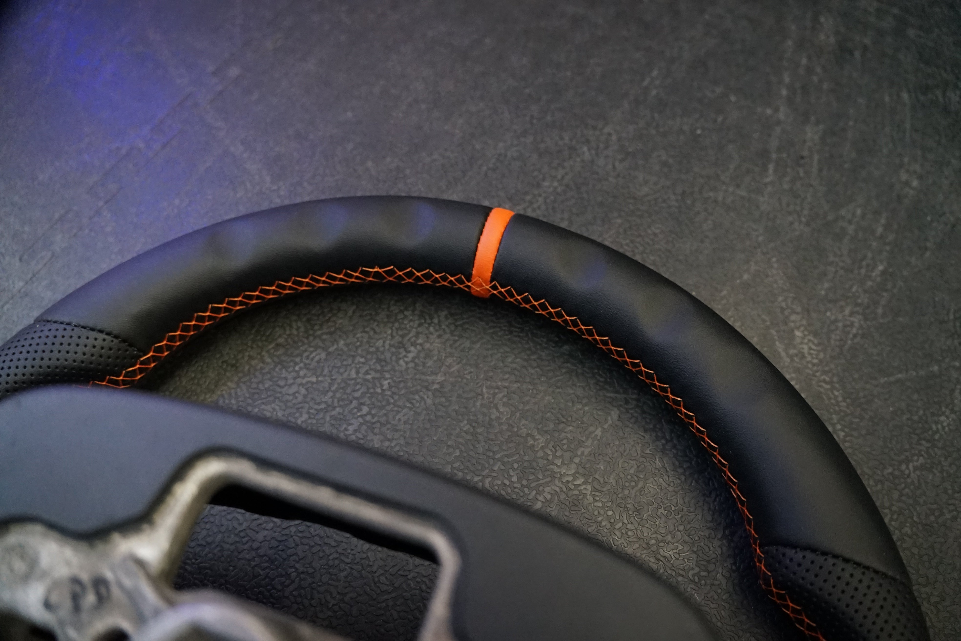 Ford Fiesta MK8 / Focus MK4 Custom Leather Steering Wheel - SWFIESTAMK87