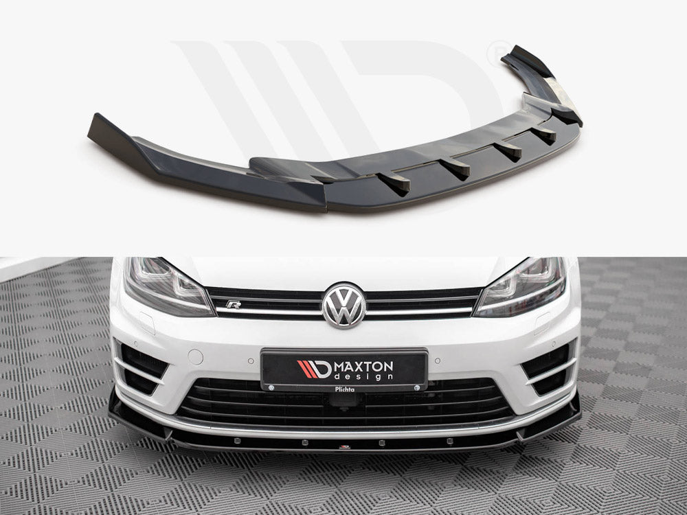 Maxton Design FRONT SPLITTER V.4 VW GOLF R MK7