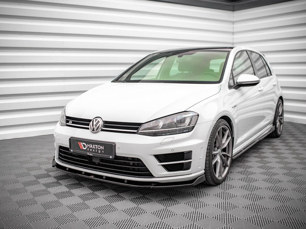 Maxton Design FRONT SPLITTER V.4 VW GOLF R MK7