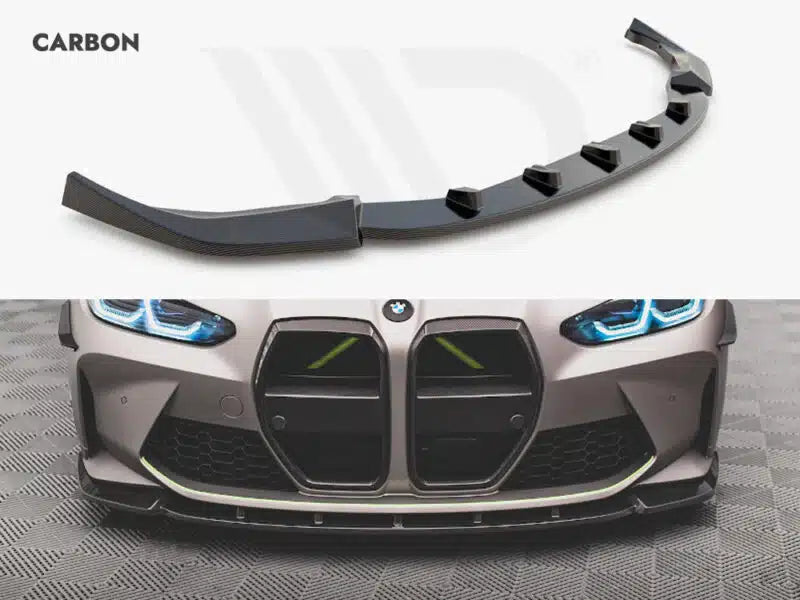Maxton Design Carbon Fibre Front Splitter V.1 BMW M4 (G82)