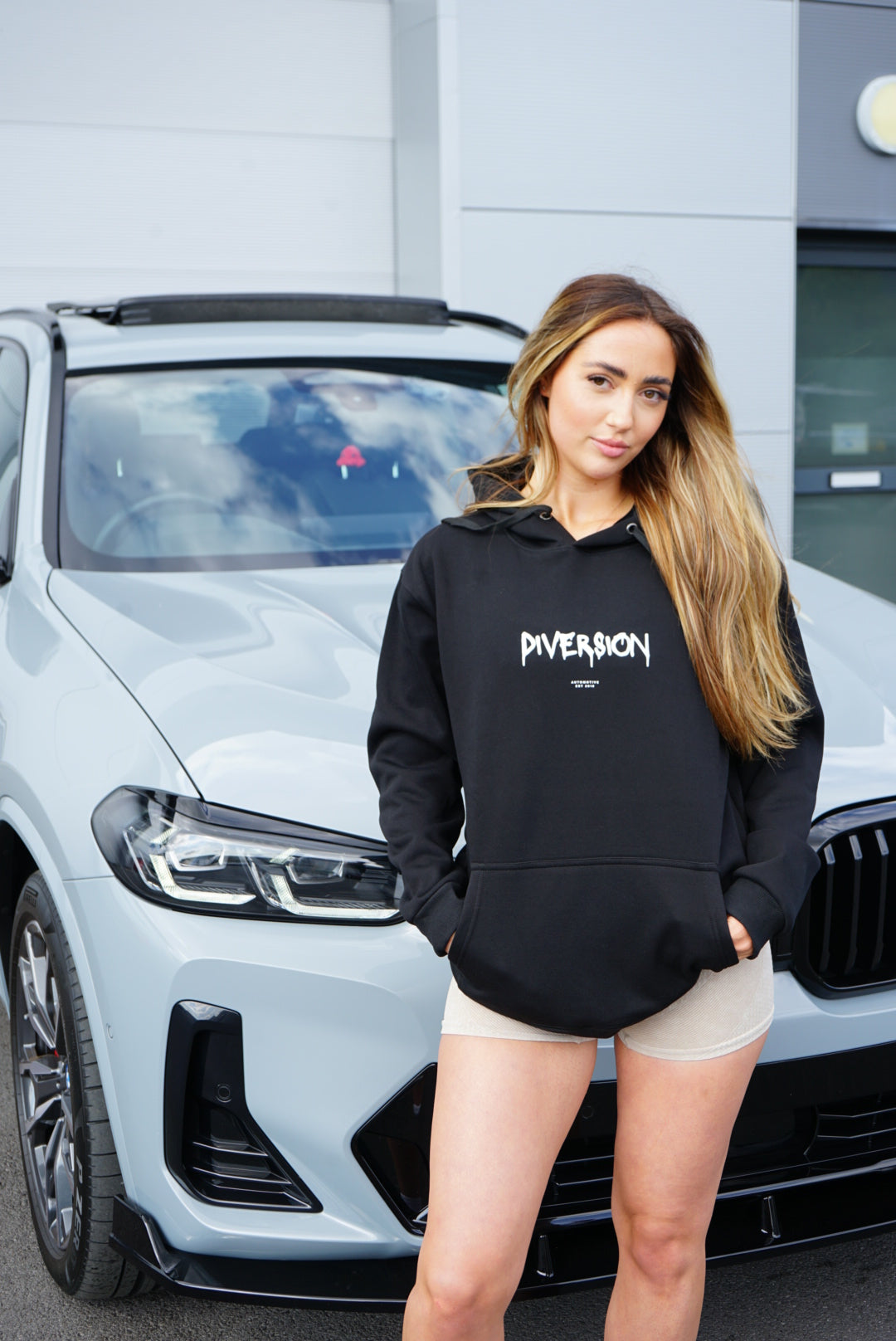 ‘DIVERSION' Dripping Branded Soft Lined Hoodie (UNISEX)