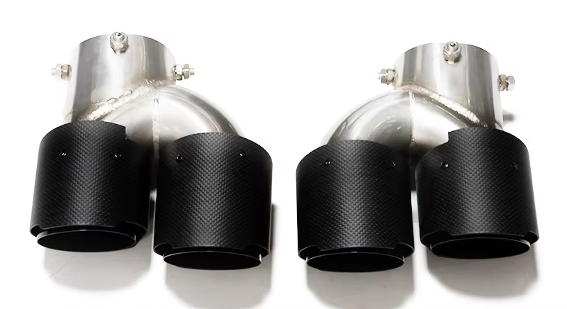 BMW Quad Carbon Exhaust Tips For 2 Series M240i G42 | 3 Series M340i G20/G21 | 4 Series M440i G22