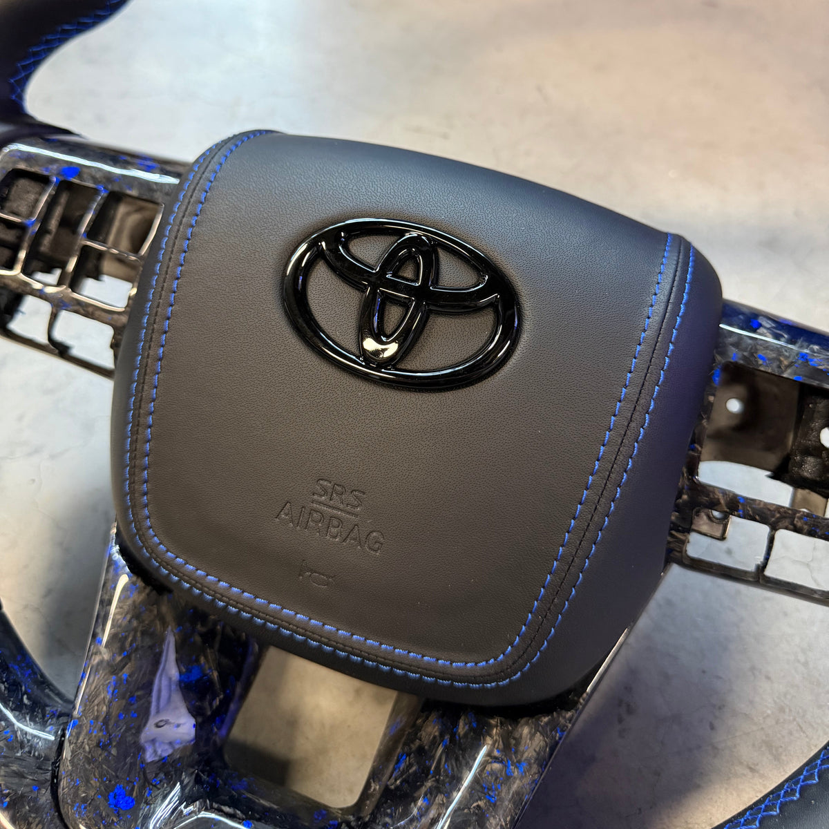 Toyota Hilux Custom Carbon Fibre / Leather Steering Wheel (2016-2026)