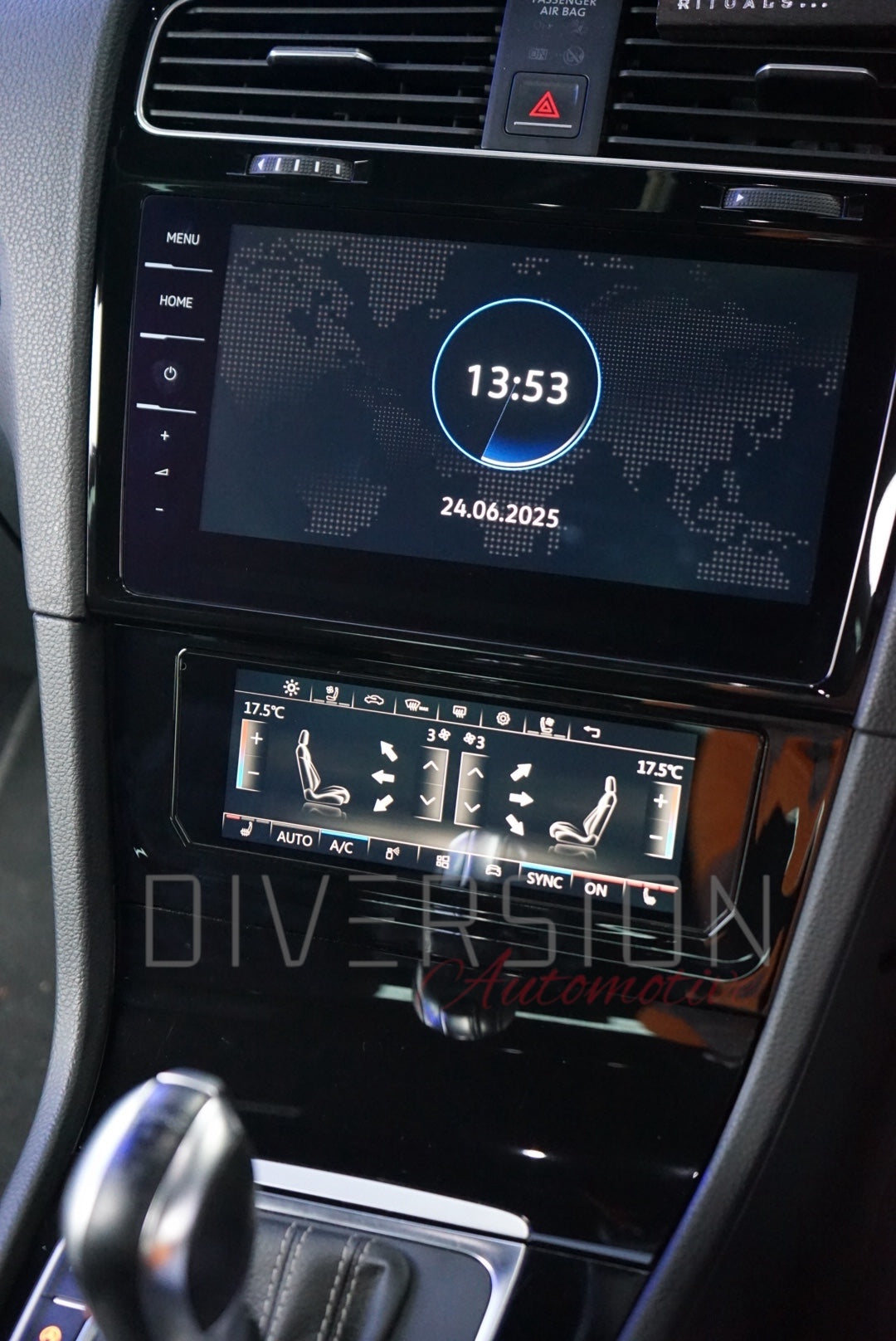 VW Volkswagen Golf MK7 / MK7.5 (2013 - 2020) - 6.9''Touch Screen LCD A/C Climate Control Panel