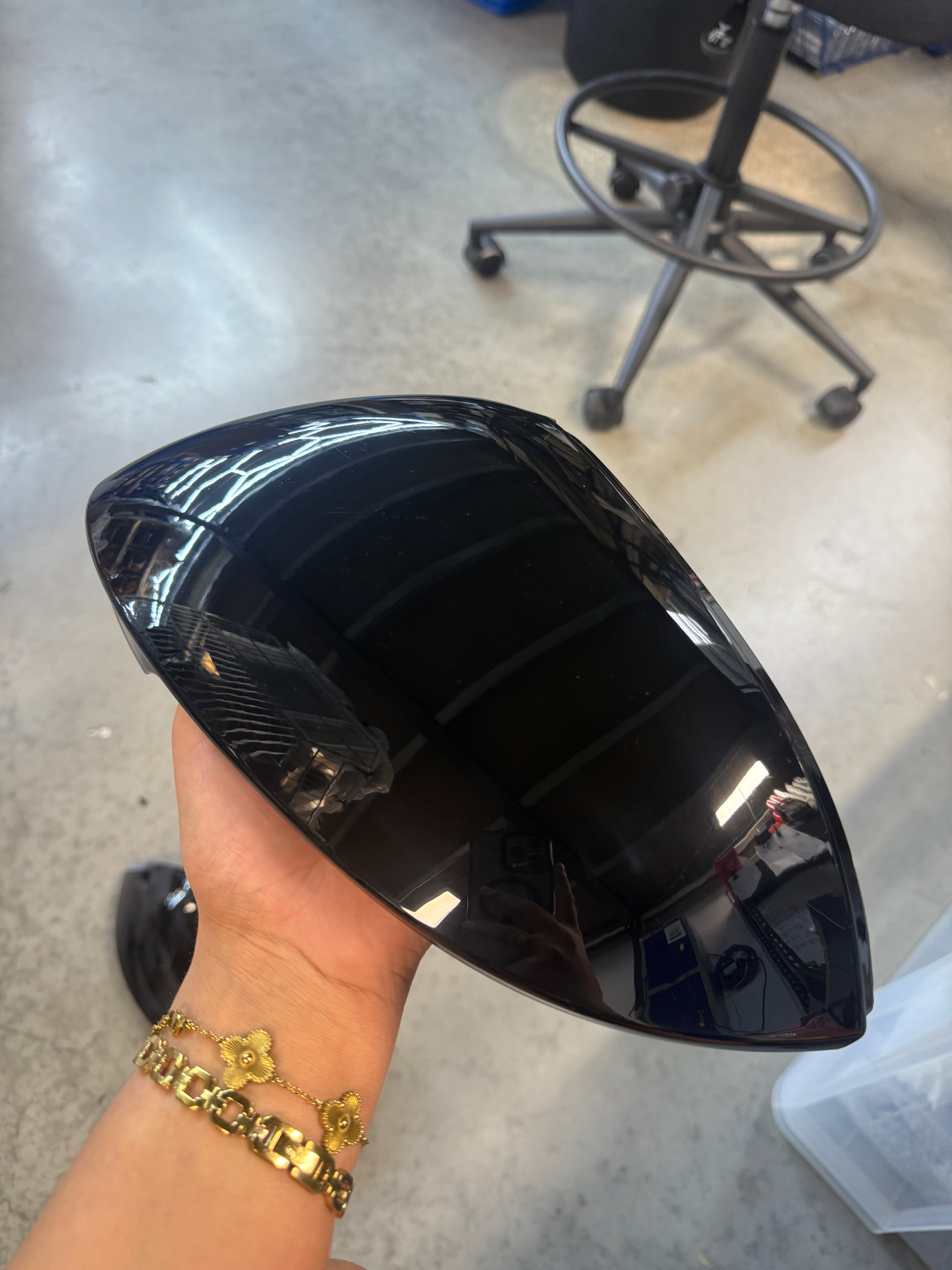 **CLEARANCE**Volkswagen Golf MK8 / ID3 Gloss Black Replacement Mirror Cover Pair (2020+ Models)