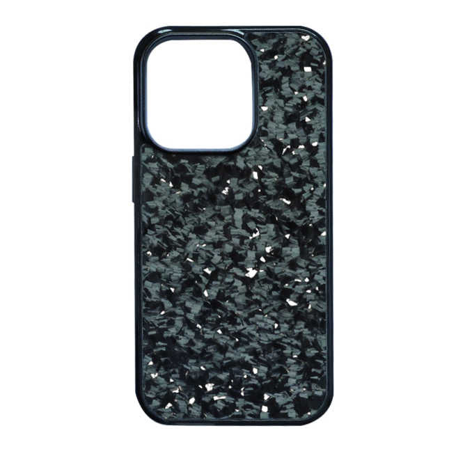 iPhone 15, 15 Plus, 15 Pro, 15 Pro Max Forge Carbon + Coloured Flake Phone Case - DIVERSION