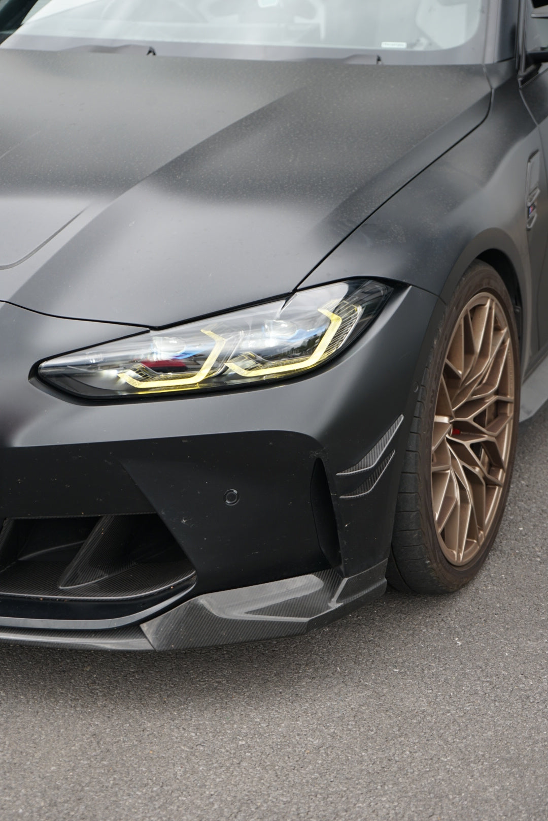 BMW 4 Series / I4 / M4 G80 G82 Laser Style Yellow DRL Module Kit (2019+ Models)