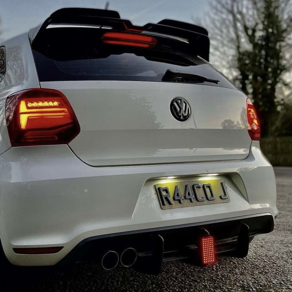 Volkswagen Polo MK5 6R / 6C Front Or Rear Gloss Black Badges (2009 - 2017 Models)