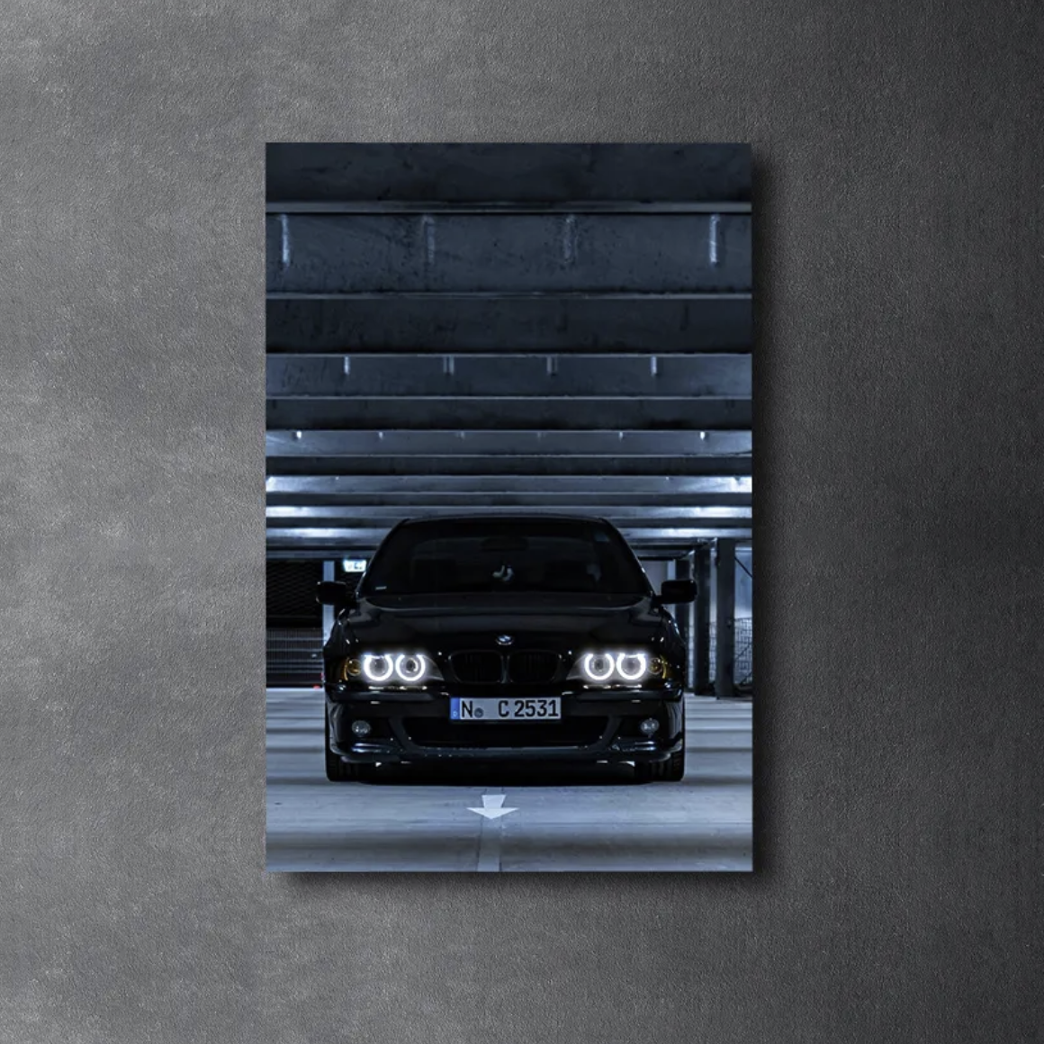 BMW M5 CLASSIC LED Acrylic Wall Art / 60x40cm - DIVERSION