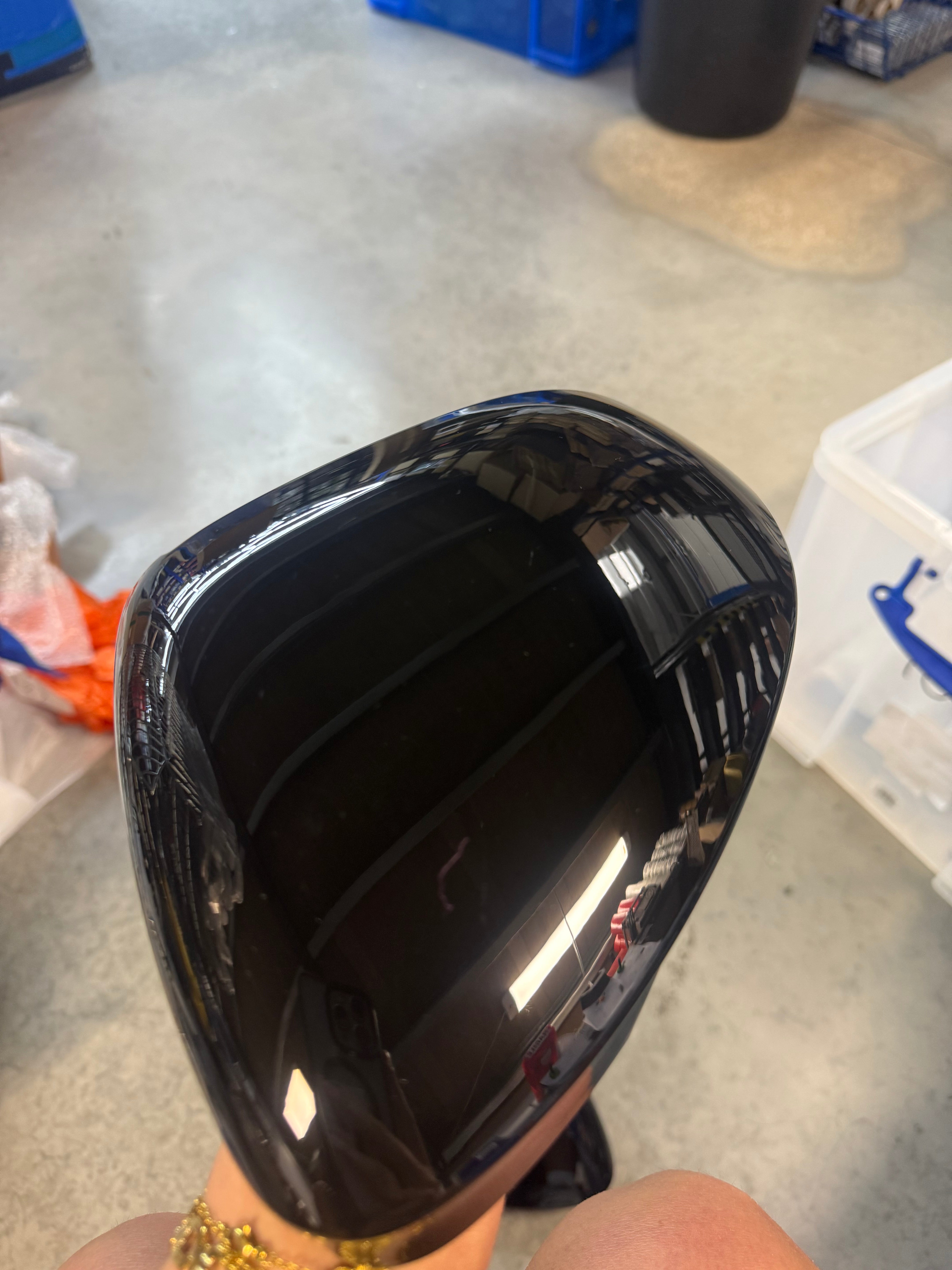 **CLEARANCE**Volkswagen Golf MK8 / ID3 Gloss Black Replacement Mirror Cover Pair (2020+ Models)