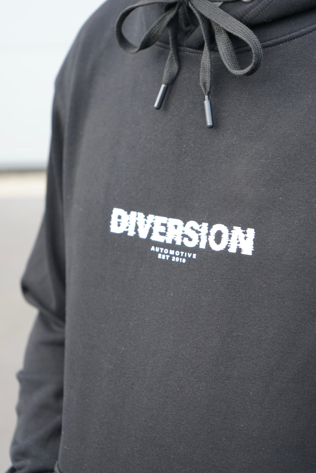 ‘DIVERSION' Glitch Branded Soft Lined Hoodie (UNISEX)