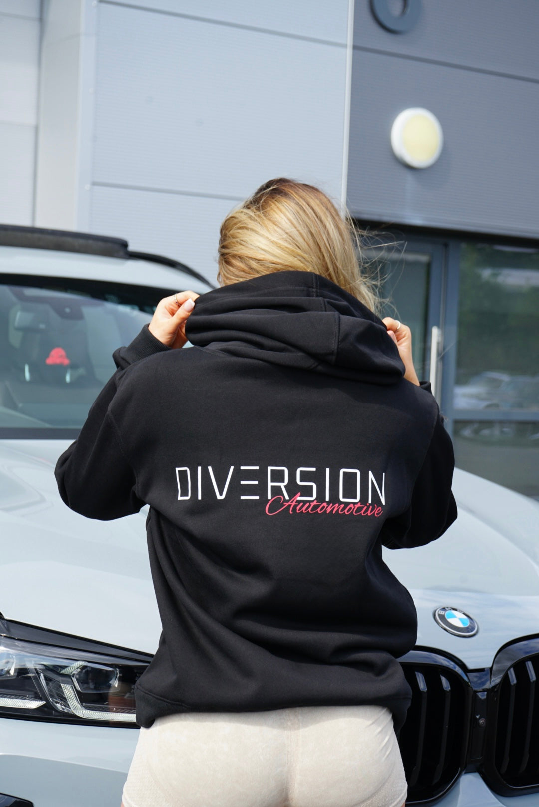 ‘DIVERSION' Automotive Official Logo Branded Soft Lined Hoodie (UNISEX)