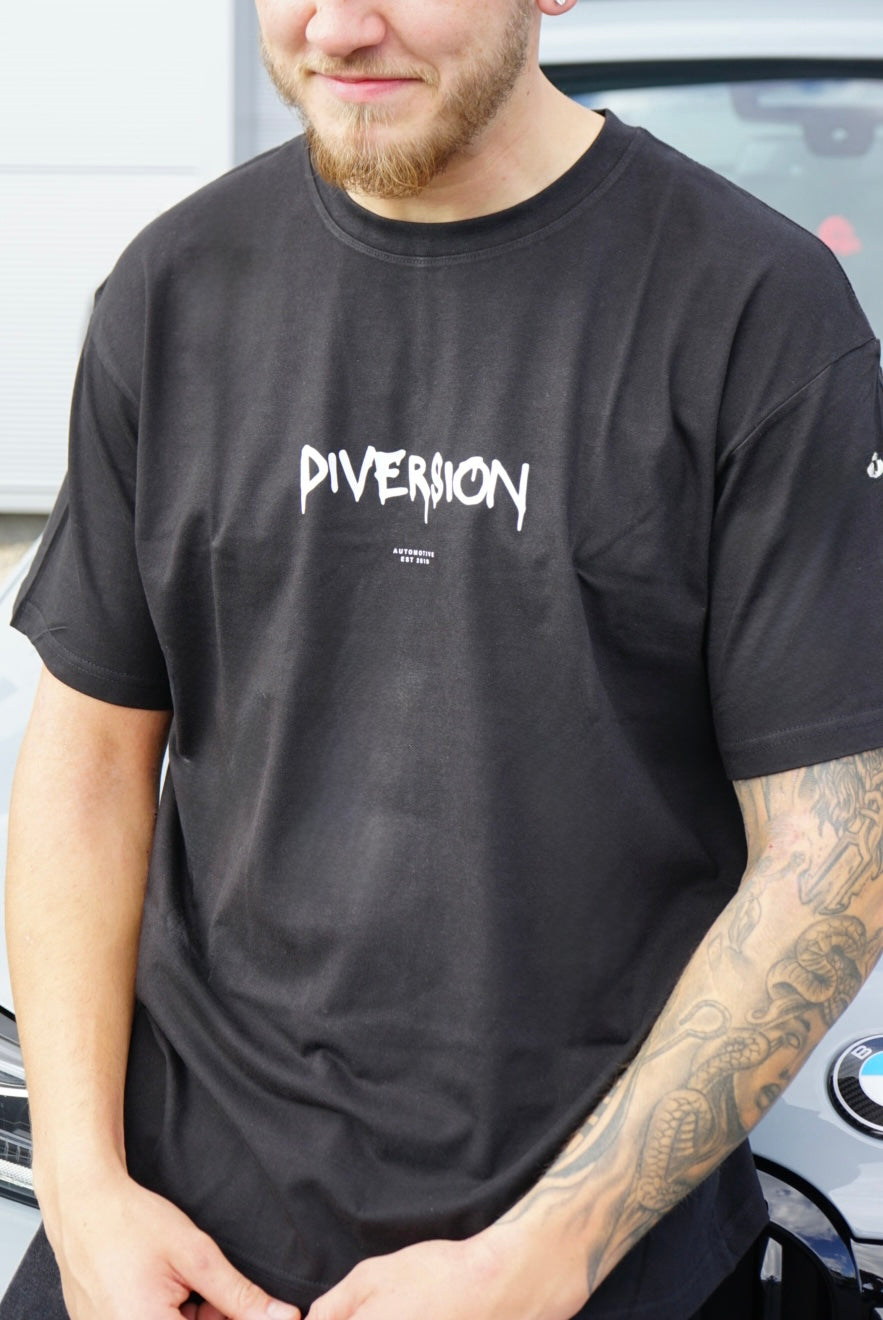 ‘DIVERSION' Dripping Branded T-Shirt (UNISEX)