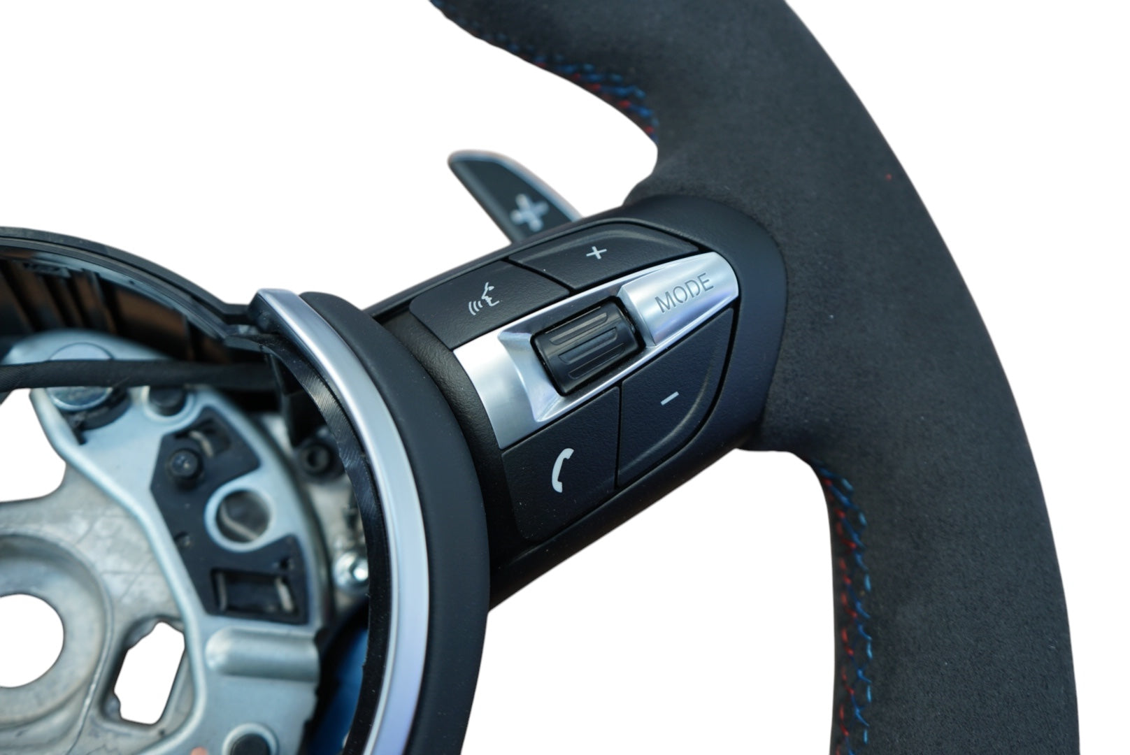 BMW 1, 2, 3, 4, 5 Series Carbon Fibre Steering Wheel (IN STOCK - SWBMWF8)