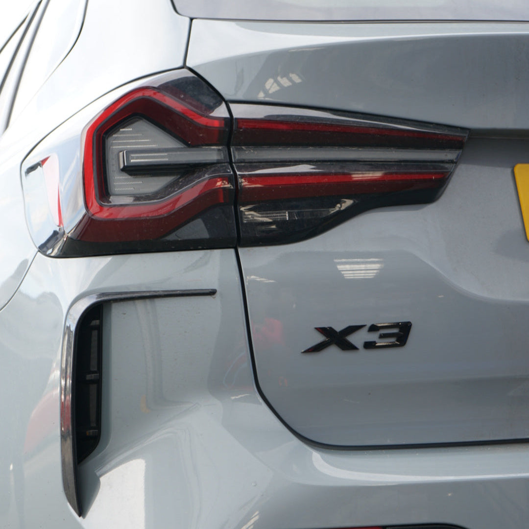 BMW X3 Model Badge / Emblem Gloss Black