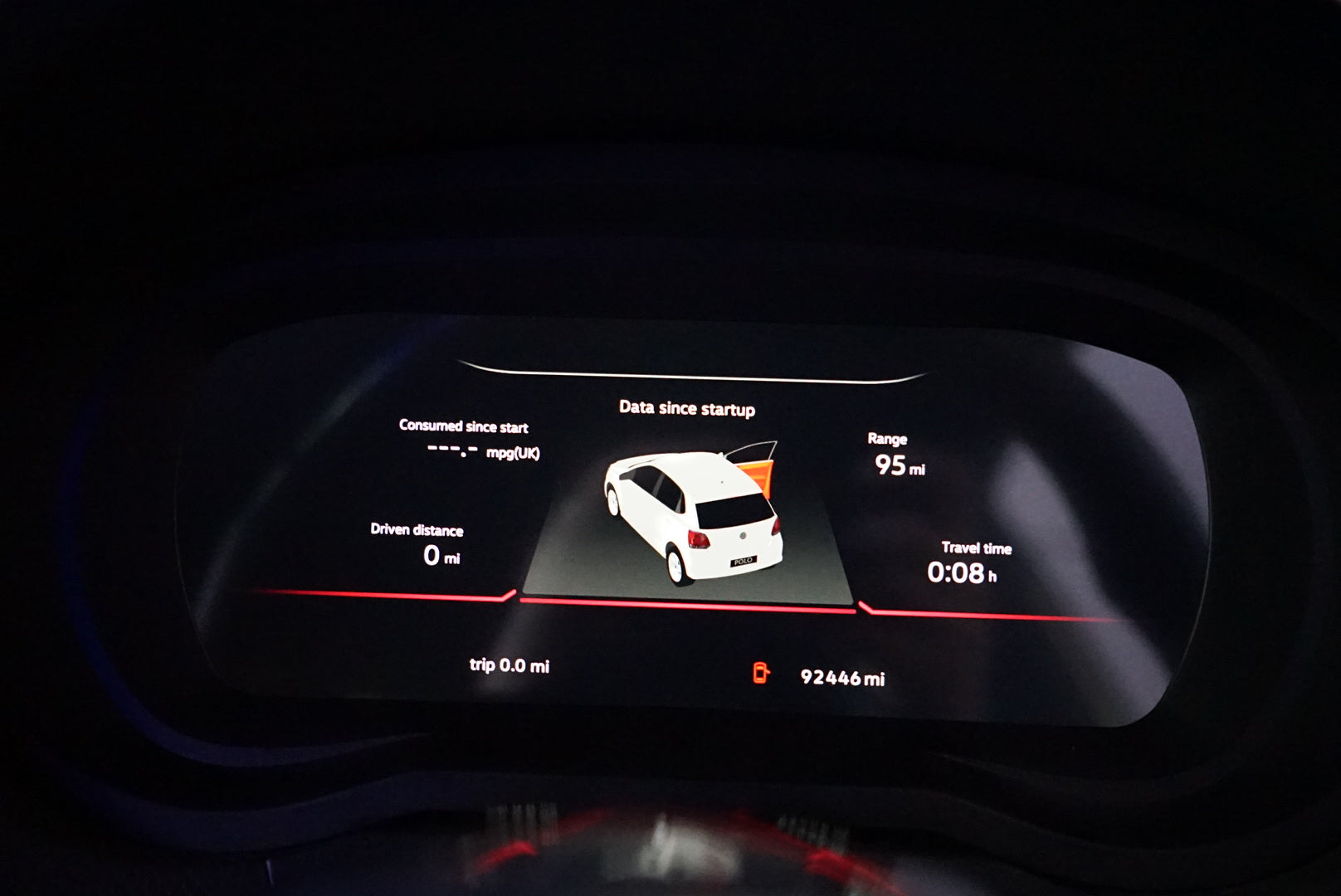 Volkswagen Polo MK5 (2009-2017) 9" Digital Instrument Cluster – LCD Upgrade