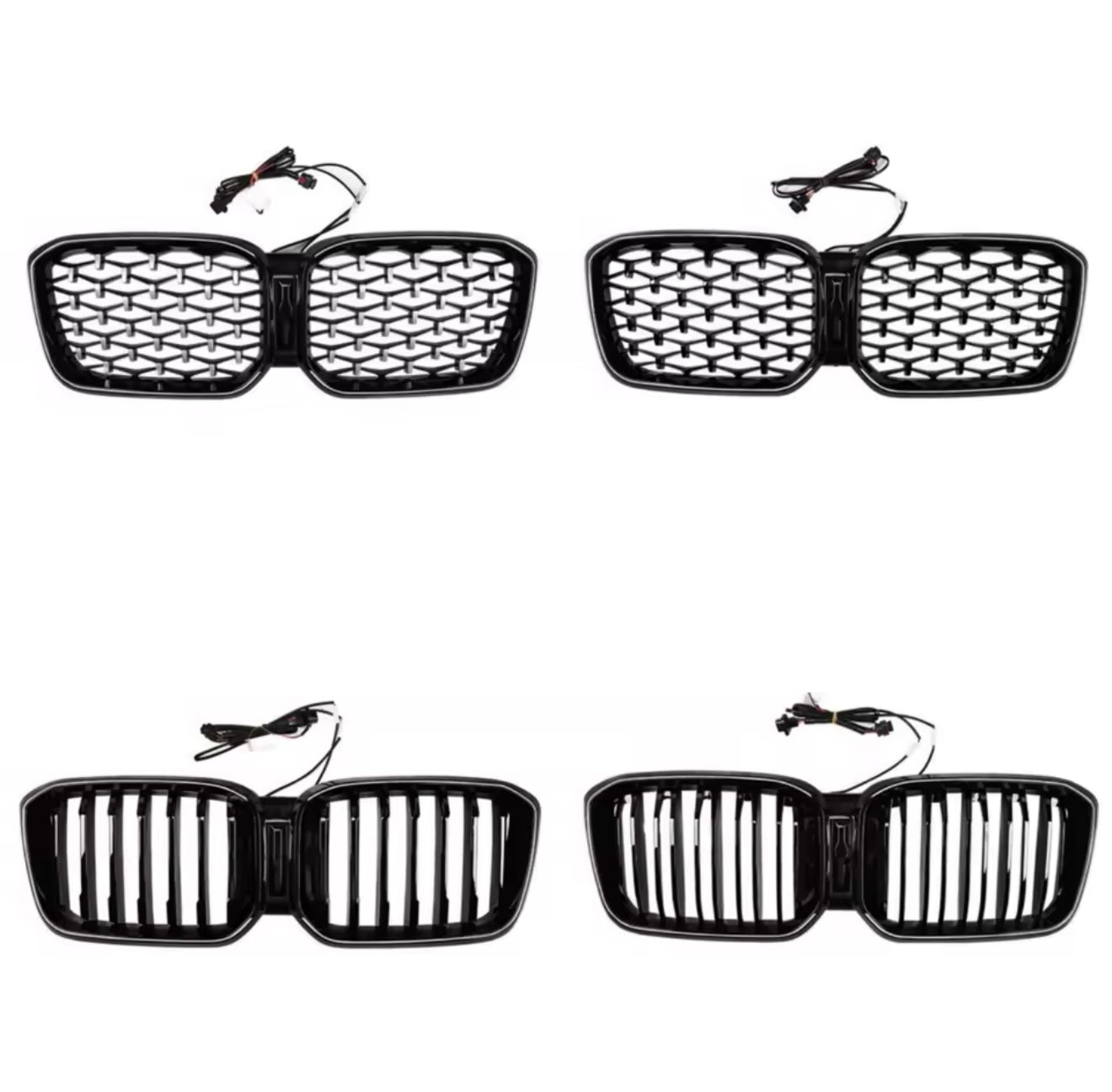 BMW X3 G01 / X4 G02 LCI LED Illuminated Front Kidney Grille Kit (2021 - Present)