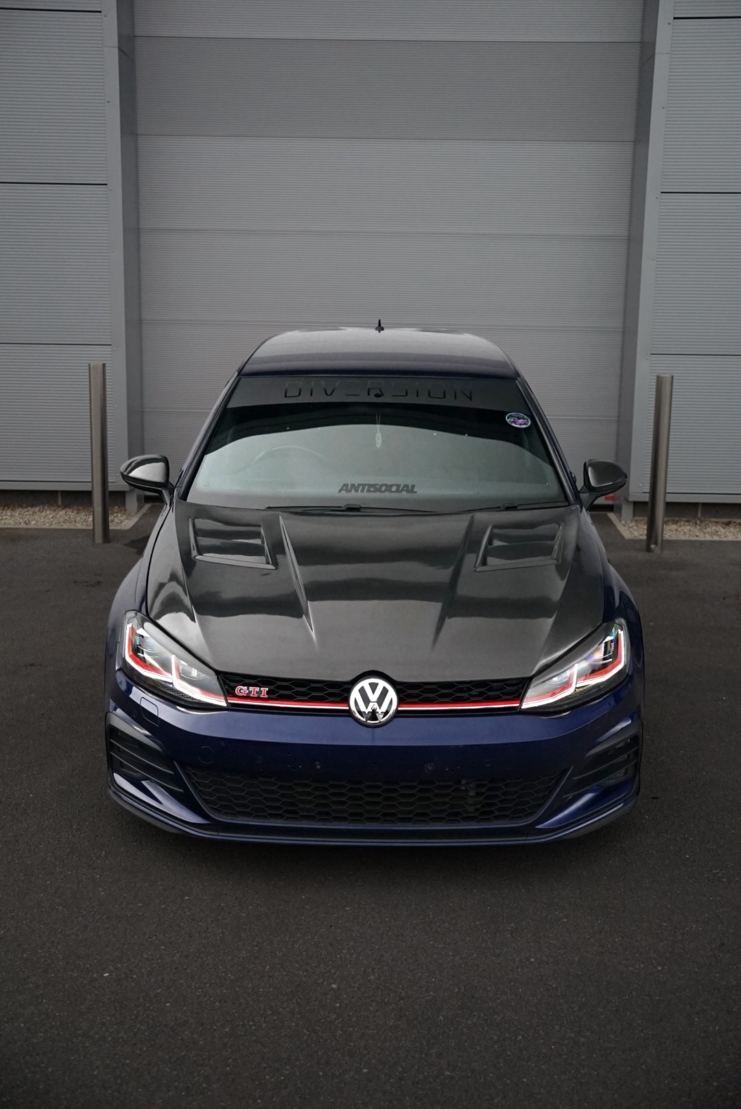 Volkswagen Golf MK7 / MK7.5 TR Style Carbon Fibre Vented Bonnet (Replacement) 2013 - 2021 / DAS
